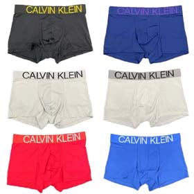 Calvin Klein CK Men's Fashion Solid Color Breathable Briefs Boxer Briefs Underwear 3pcs-2413