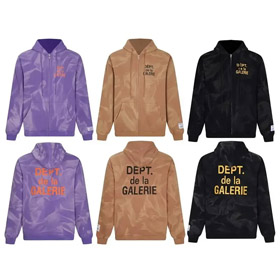 Gallery Dep Letter Print Hooded Long-Sleeve Sweatshirt-4784  