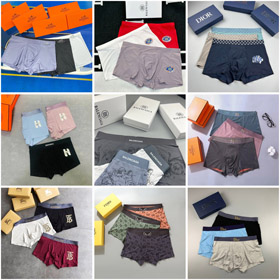 Versace, Gucci Dior Balenciaga and Burberry comfortable, breathable boxer briefs-6673  