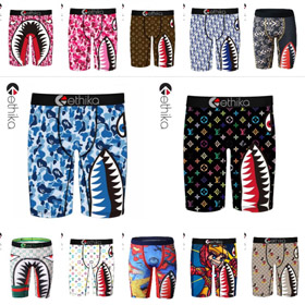 Ethika Athletic-Fit Quick-Dry Breathable Comfortable Beach-Style Boxer Briefs-6694  